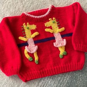 🌸 NEW! Hand-Knit Kids Sweater 😍